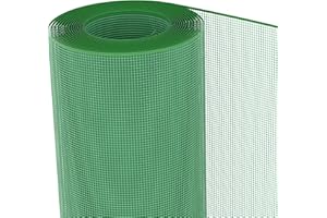 TENAX Filet en Plastique Quadra 05 Vert 0,50x5 m, Filet de Protection Multi-Usages pour Balcons, Terrasses, Portails et Clôtures