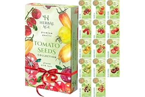 HERBAL AGE Garden Gifts, Grow Your Own Kits Tomatoes Seeds – 14 Unusual Tomato Varieties, 480+ Perfect Seeds – Gardening Gifts for Women, Unusual Gifts for Men – Allotment Gifts & Garden Accessories