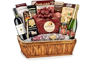 Cesto Natalizio Regalidea “Gran Emilia” con Specialità Gastronomiche Tipiche di alta qualità - Confezione Regalo di Natale Gourmet da 13 Pezzi