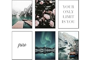 Hambient Laminas Decorativas Pared para Cuadros Decoracion Salon Modernos, Dormitorios, Habitacion, Baño, Hogar