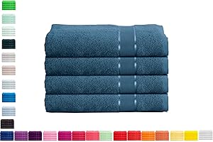 Mixibaby 4er Handtuchset Handtuch Handtücher 50cm x 100cm Frottee 100% Baumwolle 500g/qm, Farbe:Teal