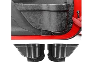 CKPEOR Tasche per Porte Anteriori Portaoggetti Tasche a Rete Vassoio per Jeep Wrangler JK JKU 2011-2018 Sport X Sahara Rubicon 2 Porte/4 Porte