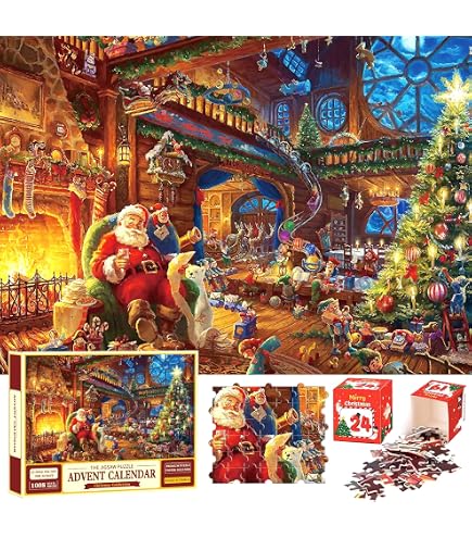 Calendrier de l'Avent 2025 - Calendrier de l'Avent de Noël 2025 - Compte à rebours de