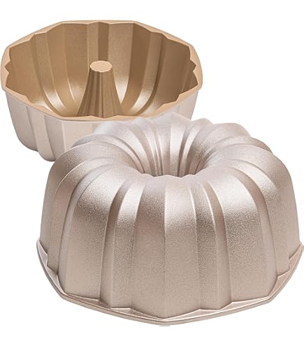Moules à Kouglof 24 Cm - Lot De 2 - Acier Antiadhésif - Pour Four Traditionnel Et Four à Convection
