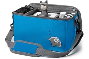 fantifant Musikbox Tasche für Tigerbox oder Toniebox Tasche für Box und Zubehör mit flexiblen Innenfächern I mit recyceltem PET