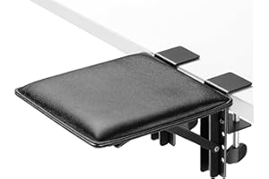 ETHU Repose-poignets pliable à 90° pour bureau, repose-bras, repose-poignets de bureau - convient pour la maison et le bureau（Black）