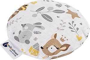 Medi Partners Cuscino termico microonde con noccioli di ciliegia 180g 15cm 100% Cotone Riscaldante Cuscino Cervicale per terapia del freddo e del calore (Cervo)