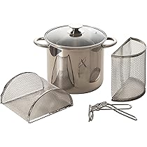 Excelsa Pentola Pasta Doppia 5,5L Acciaio Inox - Cucina 2 Tipi Di Pasta Insieme - Foto 7