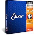Corde per chitarra elettrica Elixir® Strings con rivestimento NANOWEB®, Super Light (.009-.042)