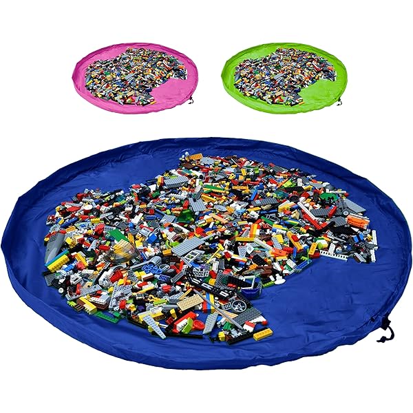 Toy Organizer Storage Mat Bag Drawstring Lego Mat Toy Storage For