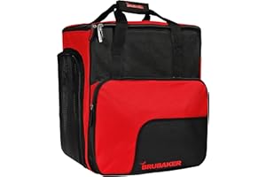 BRUBAKER Borsa per scarponi da sci 'Super Function' Comfort stivali con funzione di zaino.