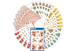 AVERY Zweckform Set di 318 adesivi natalizi (prodotti in Germania, adesivi natalizi classici, post di Natale, autoadesivi, glitter, oro, decorazioni natalizie, regali, biglietti, auguri di Natale)