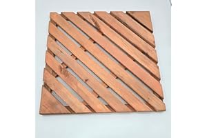 KELEN Pedana in Legno per Doccia, Dimensioni 45x45