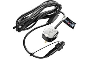 WeRChristmas Main Power Lead for Connectable Lights with BS Plug and Female Connector, 3 m - Black