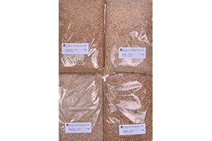 ‎RÄUCHERSPAN.DE Räucherspäne Räucherchips 4 Holzarten Apfel, Erle, Kirsche, Buche Typ7 Spangröße 1-3mm f. Räucherofen und Smoker Box