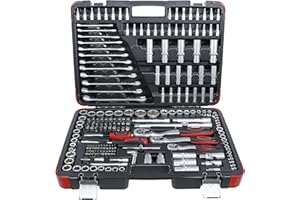 BGS DO IT YOURSELF BGS Diy 15216 | Coffret de douilles | 6,3 mm (1/4") / 10 mm (3/8") / 12,5 mm (1/2") | 216 pièces