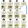 SaatPur Bio Sprossen Set 12 Sorten - Weizen, Linsen, Kresse, Brokkoli & Mehr