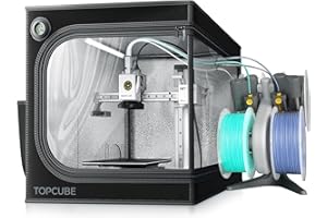 YOOPAI Custodia per stampante 3D per Bambu Lab A1 Mini, copertura per stampante 3D con luce LED, temperatura costante 3D, 460 x 460 x 550 mm