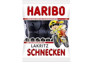 HARIBO Produkty z lukrecji – ślimaki lukrecjowe, 200 g