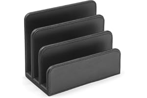 Osco Uchwyt na listy ze sztucznej skóry - czarny