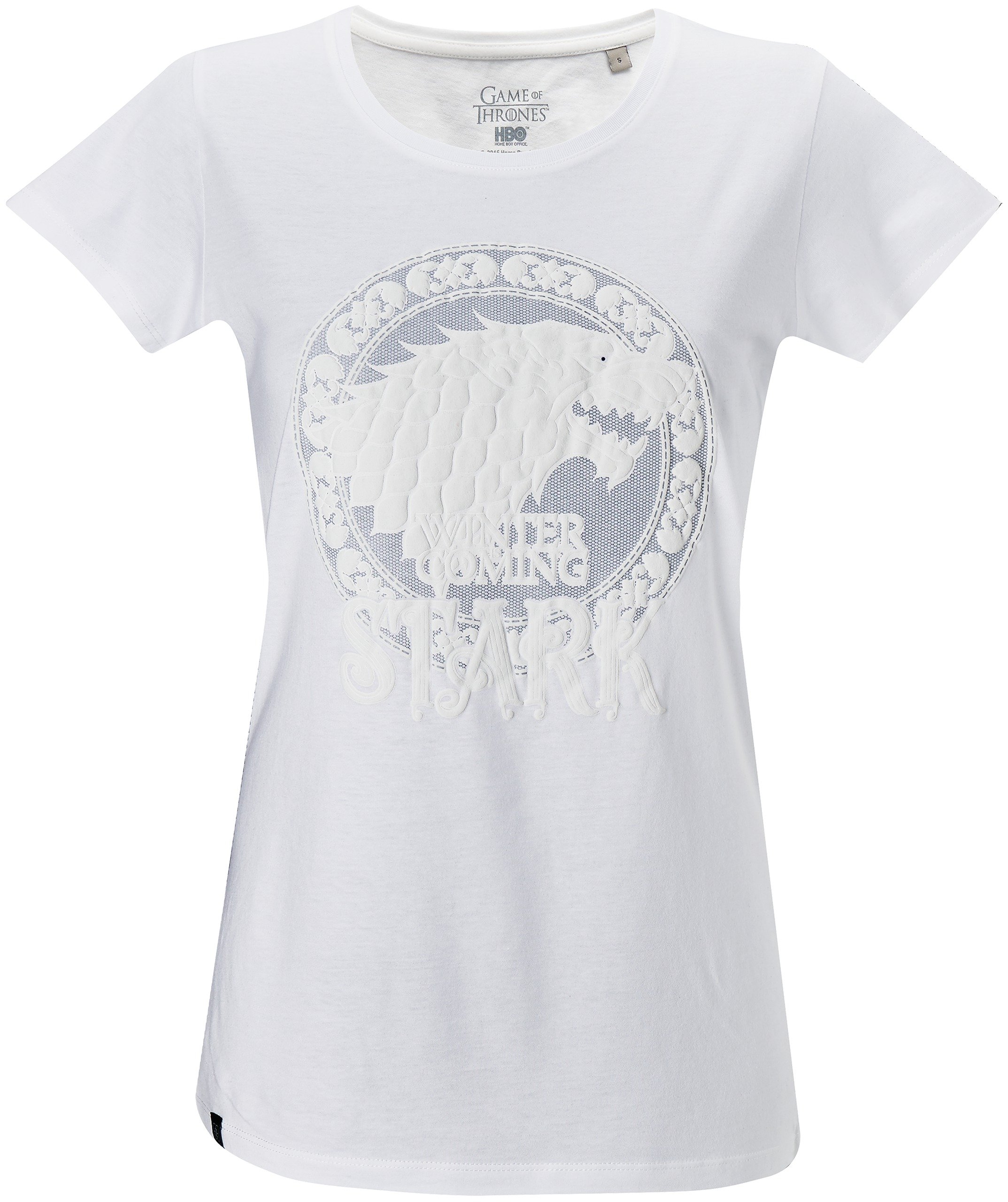 GOZOO-Game-of-Thrones-T-Shirt-Damen-Winds-of-Winter-House-Stark-Wei