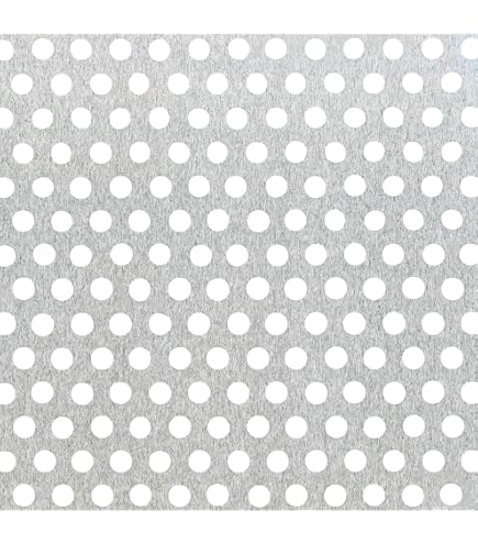 Alberts Streckmetallblech Aus Aluminium – Goldfarbig Eloxiert, 600x1000 Mm, Stärke 1,6 Mm, Maschen 10,3x5 Mm