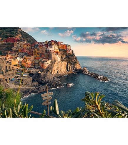 Puzzle Clementoni 1000 Pièces – Baie D’Algarve Paysage – Adulte Fabriqué En