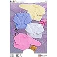 UKHKA 34 Knitting Pattern Leaflet Baby / Toddler Cardgians and Sweaters to knit in DK