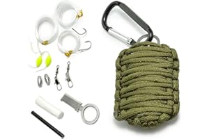 Ganzoo Ganzoo Paracord 550 Survival - Kit de supervivencia (12 piezas)