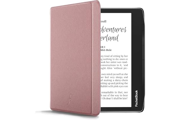 Forefront Cases Fodral för PocketBook Era och PocketBook Era Color (Färg) (utkommen 2022, 2024) - Tunn, Lätt, Skydds-Fodral mid Automatisk Sömn/Väckning funktion (Skal) - Rosguld