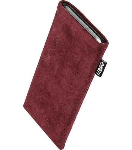 Pochette En Cuir Nappa FitBAG Pour Oppo Reno Ace - Protection Et Nettoyage écran - Fabriqué Main En Allemagne