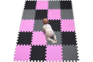 YIMINYUER® 20 Teilige (30cm×30cm×1cm Einzelstück), Puzzlematten Baby, Puzzlematte Spielmatte, Babys Puzzle Matten, Kinder Spielmatten R03R04R12G301020