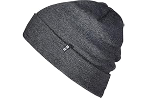 Enter the Complex® Merino Mütze Herren, Beanie Damen, 100% Merino Wolle, Warm und Dünn, Zweilagige Strickmütze