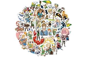 FRESHOER The Legend of Zelda Stickers - Adesivi da gioco in vinile per laptop, paraurti, skateboard, bottiglie d'acqua, computer, telefono, cose fantastiche per adolescenti, bambini, adulti