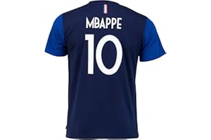 Equipe de FRANCE de football T-Shirt FFF - Kylian MBAPPE - Collection Officielle Taille Homme