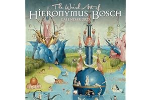 FLAME TREE GIFT The Weird Art of Hieronymus Bosch Wall Calendar 2025 (Art Calendar)