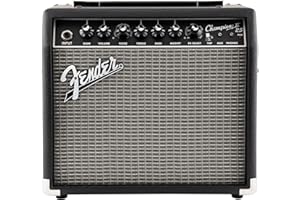 Fender Champion II 25 - Amplificatore Combo per Chitarra Elettrica, 25W, Effetti Integrati, Tono Versatile, adatta per Studio e Live, Nero,Argento