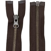 Fermeture éclair Double Curseur 75 Cm - Noir, Séparable, Maille 5 Mm, Pour Veste, Manteau