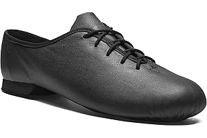 Rumpf 1270 Jazzschuhe Basic II Gymnastik Jazz Tanz Training Turnen, Leder mit Geteilter Chromledersohle