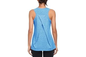 MGOOL Workout Tank Tops für Damen Fitness Studio athletisch ärmellos Lauf Top Yoga Shirts Racerback Sport Weste