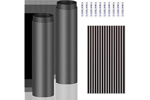 YIMATEECO PC Dust Filter 400x300mm, 4Pack DIY PC Case Dust Mesh Filter PVC Dustproof Filter Cover Cooler Fan Grills with Magnetic Strip for Computer PC Case Speaker(PVC, 400 * 300mm, 4pcs, Black)