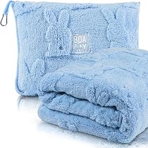 CONLIN Coperta Morbida Reversibile 100x150 Cm - Design Con Bradipo E Foglie, Pile E Flanella, Leggera Per Tutte Le Stagioni