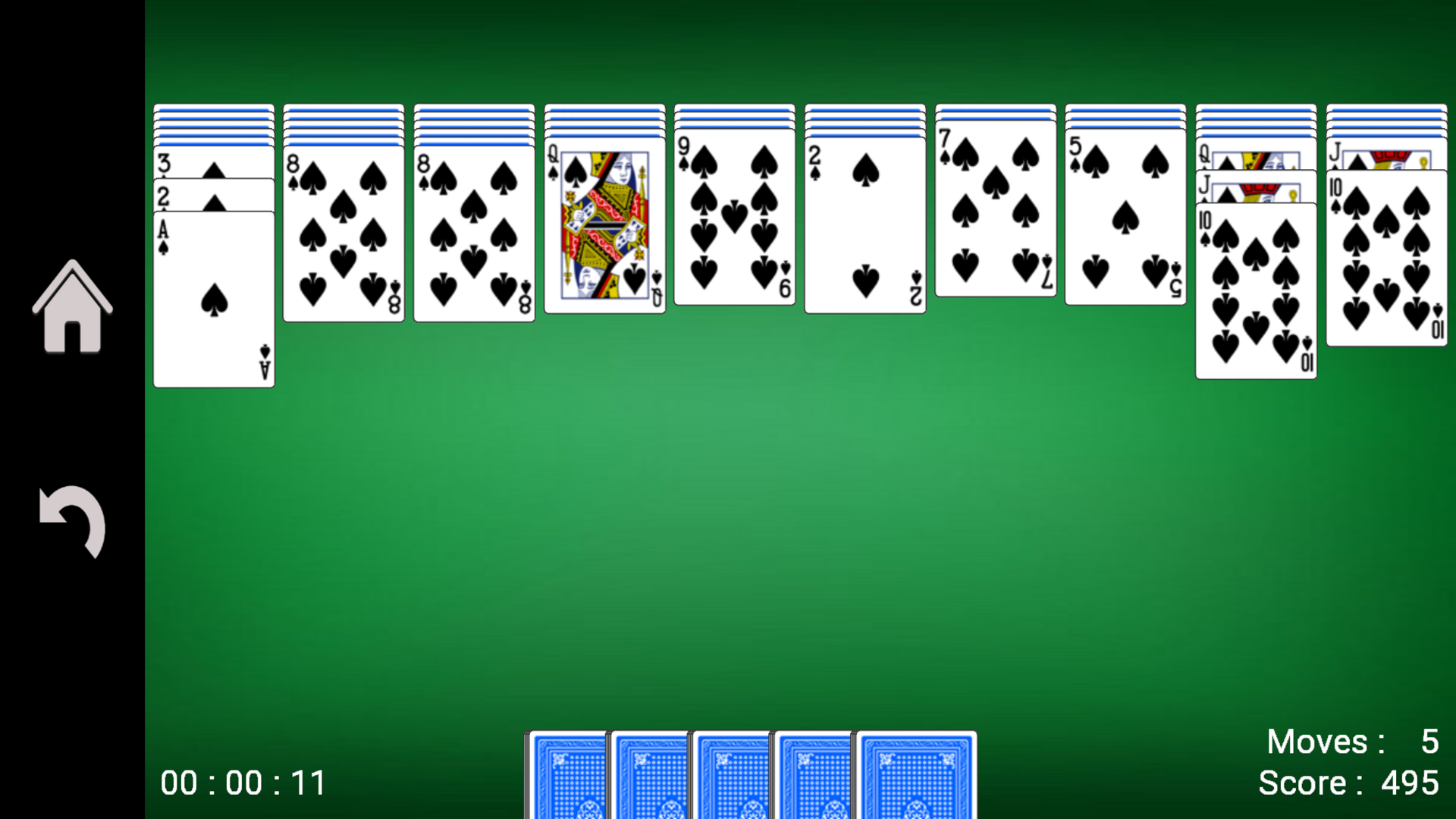 original spider solitaire for windows xp