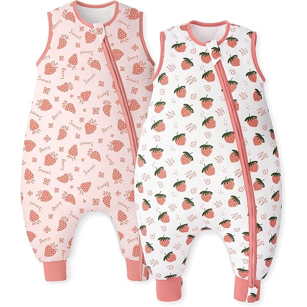 Chilsuessy Lot De 2 Gigoteuses Pour Bébé - Avec Pieds - 2,5 Tog - Pour