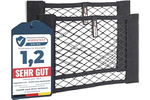 ‎UPGRADE4CARS Upgrade4cars Kofferraum Netztasche Klett | 2 Auto Organizer Netze 40 x 25 cm | Elastisches Kfz Aufbewahrungsnetz Universal Autozubehör Innenraum Gadget Geschenke für Frauen Männer