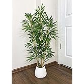 140 cm yapay bambu spiral beton saksıda