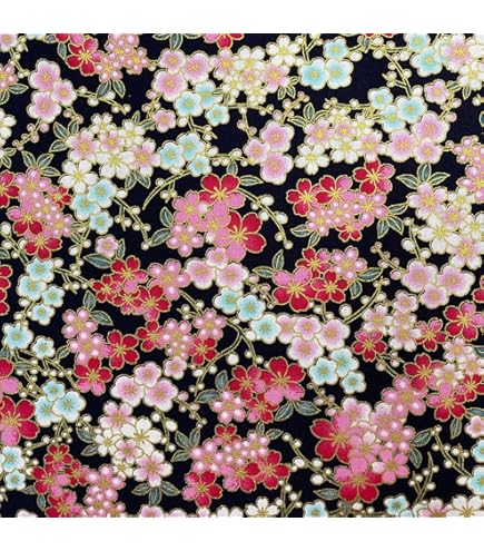 Tissu Brocart Orange Pour Kimono Avec Des Dragons Et Des Ornements