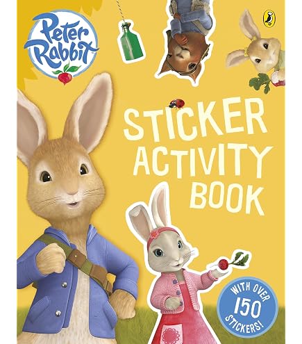 Autocollants Peter Rabbit pour bébé | 24 autocollants pour marquer tous les jalons importants | Produit sous licence officielle | Parfait pour les cadeaux de fête prénatale, cadeaux de naissance pour