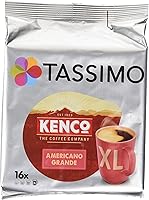 Tassimo Kenco Americano Grande Coffee Pods (Pack of 5, 80 pods in total, 80 servings)
