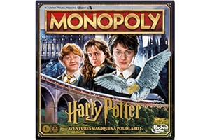 Monopoly Harry Potter Édition Française, Jeu de Plateau pour 2-6 Joueurs, Jeu de mystère, pour Enfants dès 8 Ans, pour Fans de Jeux de Société